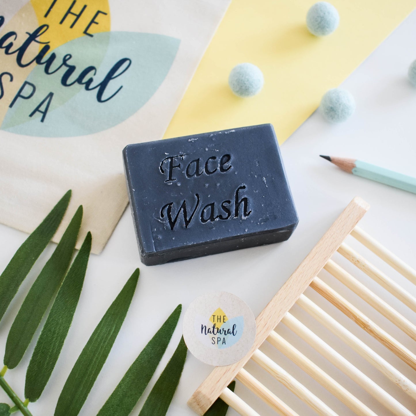 Charcoal Face Wash Bar - naturally detoxifying-0